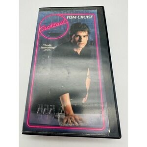Cocktail VHS VCR Tape Movie Tom Cruise Touchstone 80's Classic Bar